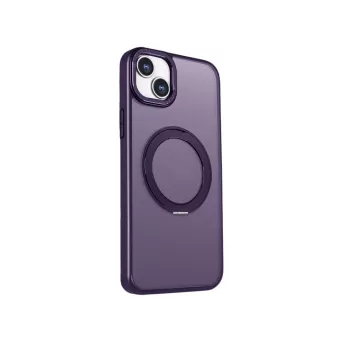   Mag Ring Rotating Case MagSafe hátlap, tok iPhone 12/12 Pro 6,1", lila