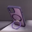 Mag Ring Rotating Case MagSafe hátlap, tok iPhone 12/12 Pro 6,1", lila