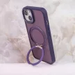 Mag Ring Rotating Case MagSafe hátlap, tok iPhone 12/12 Pro 6,1", lila