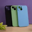 Silicone Case hátlap, tok Samsung Galaxy S23 világos, zöld