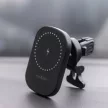 Maxlife autós tartó szellőzőnyíláshoz MXCH-16 mágneses vezeték nélküli töltéssel 15W, fekete
