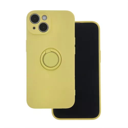 Finger Grip Case hátlap, tok Samsung Galaxy S22, sárga