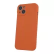 Silicone Case hátlap, tok iPhone 15 Pro 6,1", narancssárga