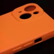 Silicone Case hátlap, tok iPhone 15 Pro 6,1", narancssárga