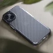 Acrylic Carbon case ütésálló hátlap, tok iPhone 15 Pro Max 6,7", fekete