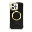 Circle Glam Mag hátlap, MagSafe tok iPhone 15 6,1", fekete