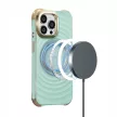 Circle Glam Mag hátlap, MagSafe tok iPhone 14 Pro 6,1", mentazöld
