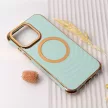Circle Glam Mag hátlap, MagSafe tok iPhone 14 Pro 6,1", mentazöld