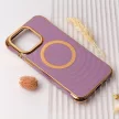 Circle Glam Mag hátlap, MagSafe tok iPhone 14 Pro 6,1", lila