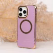 Circle Glam Mag hátlap, MagSafe tok iPhone 14 Pro 6,1", lila