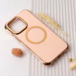 Circle Glam Mag hátlap, MagSafe tok iPhone 13 Pro Max 6,7", rózsaszín