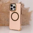 Circle Glam Mag hátlap, MagSafe tok iPhone 13 Pro Max 6,7", rózsaszín