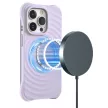 Circle Mag hátlap, MagSafe tok iPhone 12/12 Pro 6,1", lila