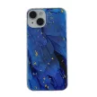 Gold Glam Case iPhone 14 Pro 6,1", hátlap, tok, kék