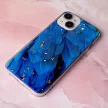 Gold Glam Case iPhone 14 Pro 6,1", hátlap, tok, kék