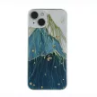 Gold Glam Case iPhone 14 6,1" mountain hátlap, tok, mintás