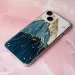 Gold Glam Case iPhone 14 6,1" mountain hátlap, tok, mintás
