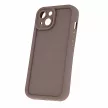 Rim TPU tok iPhone 12 6,1", barna