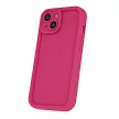 Rim TPU tok iPhone 15 6,1", rózsaszín