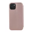 Smart Diva iPhone 16 6,1" oldalra nyíló tok, rozéarany