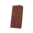 Smart Velvet iPhone 16 Pro 6,3" oldalra nyíló tok, barna