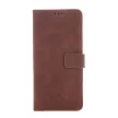 Smart Velvet iPhone 16 Pro 6,3" oldalra nyíló tok, barna