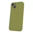 Silicone Case hátlap, tok iPhone 12/12 Pro 6,1", zöld
