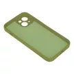 Silicone Case hátlap, tok iPhone 12/12 Pro 6,1", zöld