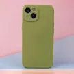 Silicone Case hátlap, tok iPhone 12/12 Pro 6,1", zöld
