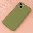Silicone Case hátlap, tok iPhone 12/12 Pro 6,1", zöld