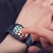Wozinsky Watch Glass hibrid üvegfólia Apple Watch 6 40mm/Watch 5 40mm/Watch 4 40mm/Watch SE 40mm, fekete