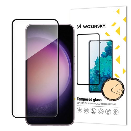 Wozinsky Full Glue teljes kijelzős üvegfólia Samsung Galaxy S24 Plus, fekete
