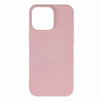   Liquid Silicone Case MagSafe iPhone 16 Pro - light tok, rózsaszín