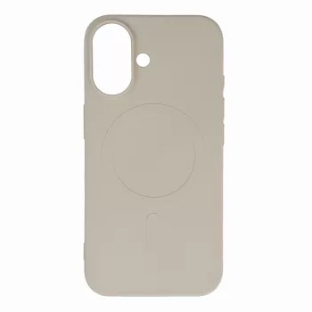 Liquid Silicone Case MagSafe iPhone 16 - tok, bézs