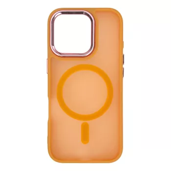 Fashion Case MagSafe iPhone 16 Pro - tok, narancssárga