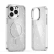 Glitter Case MagSafe iPhone 16 Plus - fehér