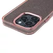 Glitter Case iPhone 16 Pro - tok, rózsaszín