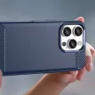 Carbon Case iPhone 16 Pro tok, kék