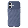 Thunder Case iPhone 16 Silicone Case  tok, kék