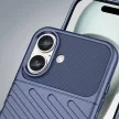 Thunder Case iPhone 16 Silicone Case  tok, kék