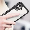 Outer Space Case with Gel Frame iPhone 16 - tok, fekete