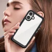 Outer Space Case with Gel Frame iPhone 16 - tok, fekete