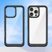Outer Space Case with Gel Frame iPhone 16 Pro - tok, fekete