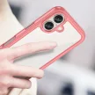 Outer Space Case with Gel Frame iPhone 16 - tok, piros