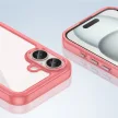 Outer Space Case with Gel Frame iPhone 16 - tok, piros