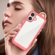 Outer Space Case with Gel Frame iPhone 16 - tok, piros