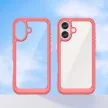 Outer Space Case with Gel Frame iPhone 16 - tok, piros