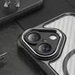 Leading Series MagSafe Silicone Case iPhone 16 - tok, fekete