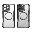 Leading Series MagSafe Silicone Case iPhone 16 Pro - tok, fekete
