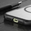 Leading Series MagSafe Silicone Case iPhone 16 Pro - tok, fekete